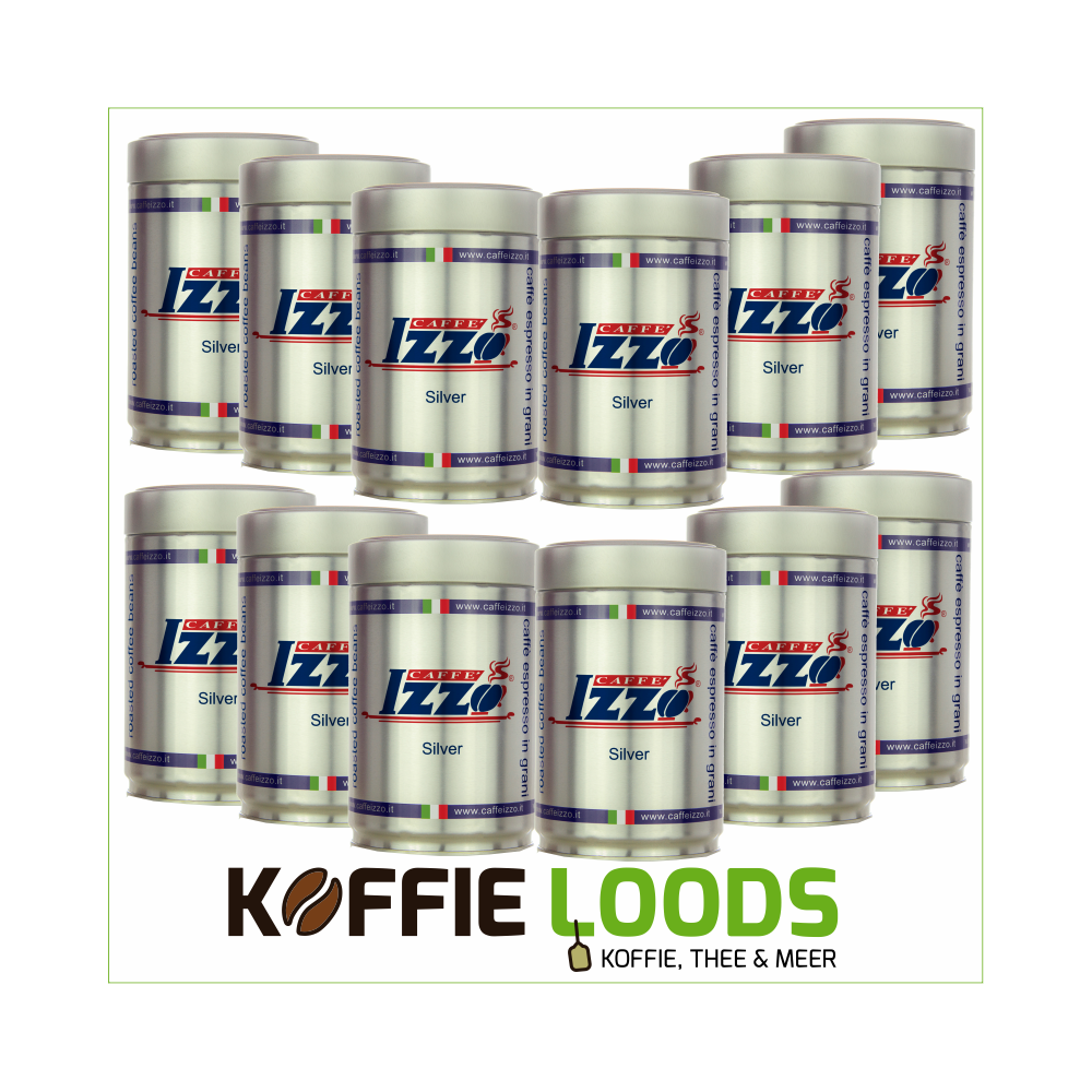 Izzo Silver koffiebonen 12x 250 gram