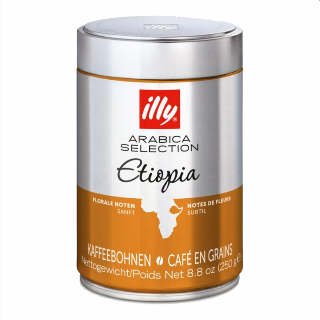 Illy ethiopie 250 gram koffiebonen 12 stuks