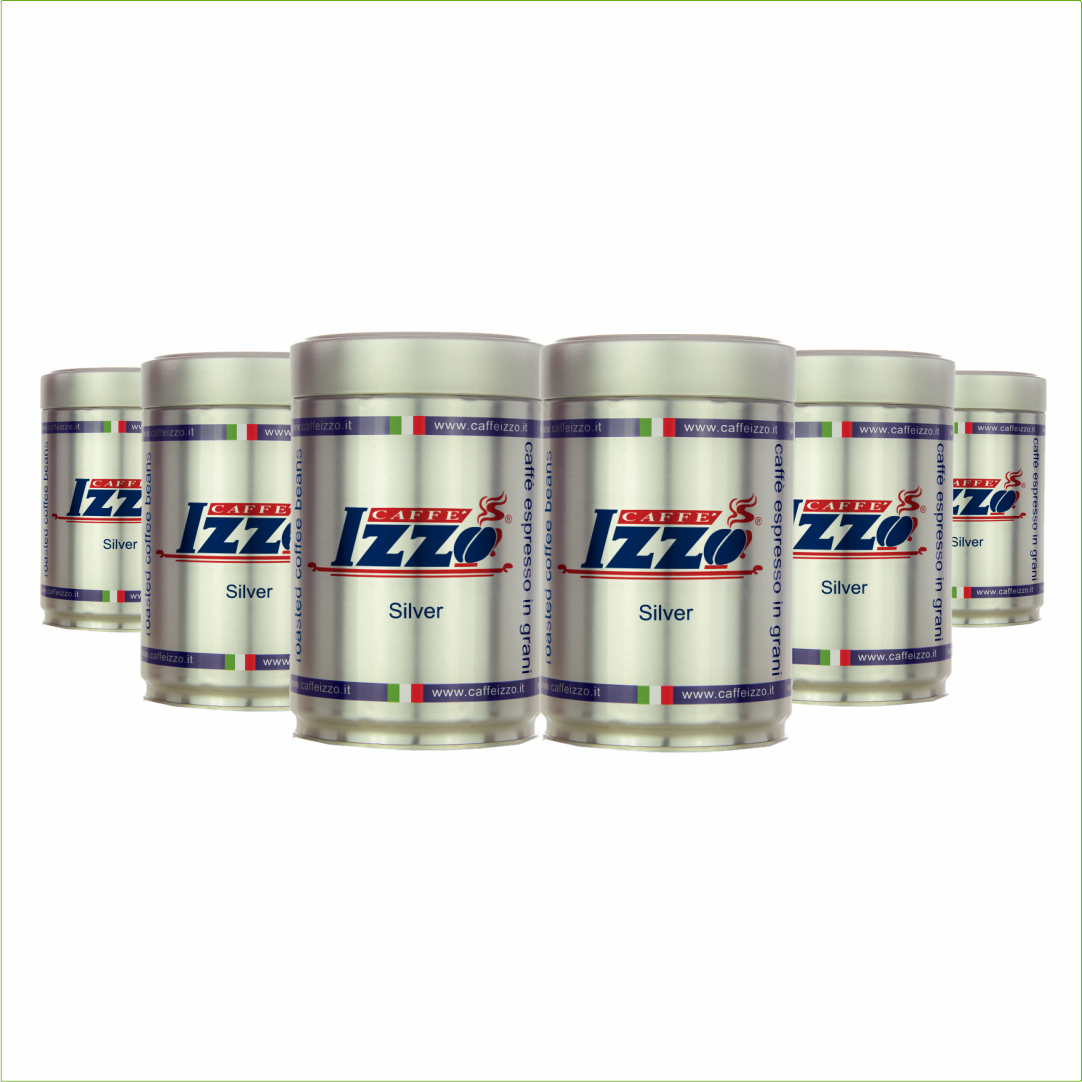 Izzo Silver koffiebonen 6 x 250 gram