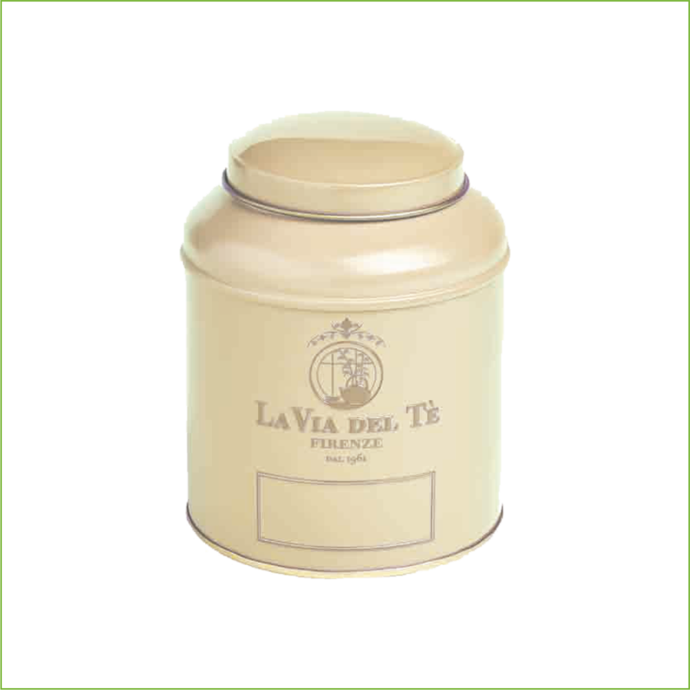 Theeblik la via del té 125 gram licht geel