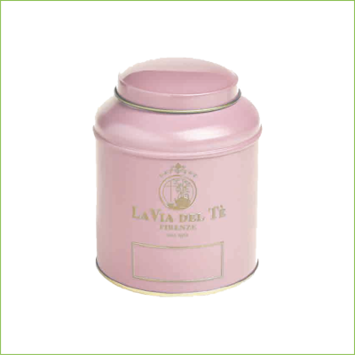 Theeblik la via del té 125 gram licht roze