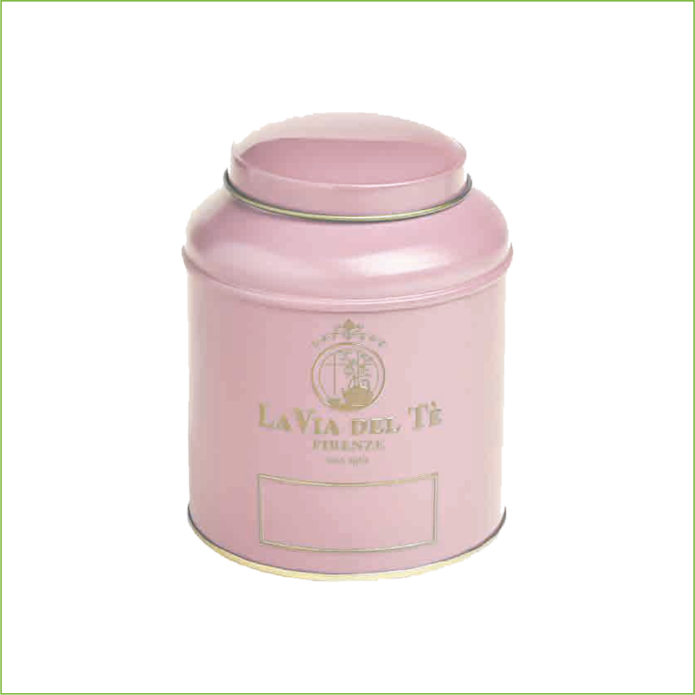 Theeblik la via del té 125 gram licht roze