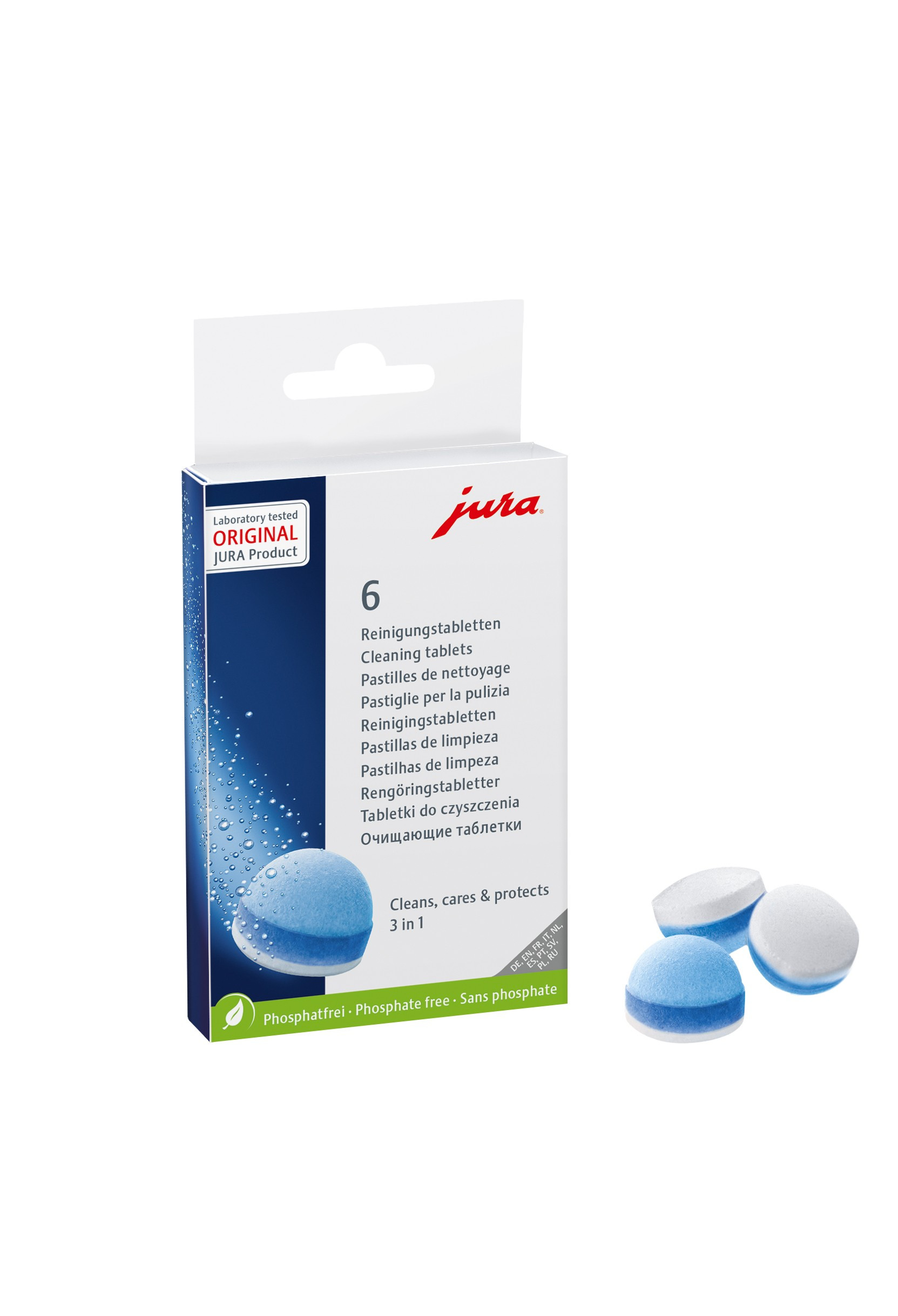 Jura reinigingstabletten 3 in 1 | 6 stuks