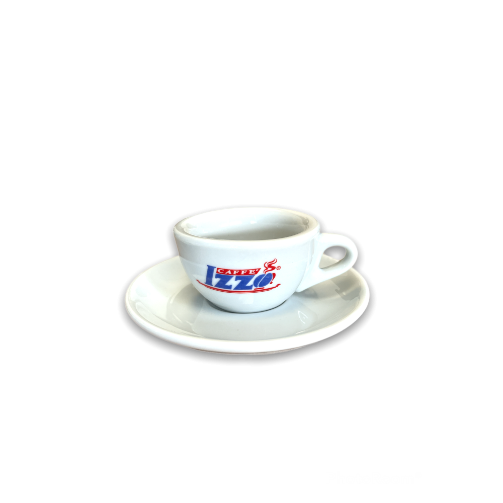 2 stuks Izzo kop en schotel espresso