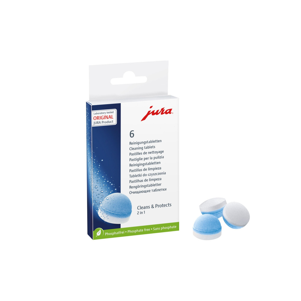 Jura reinigingstabletten 3 in 1  | 6 stuks