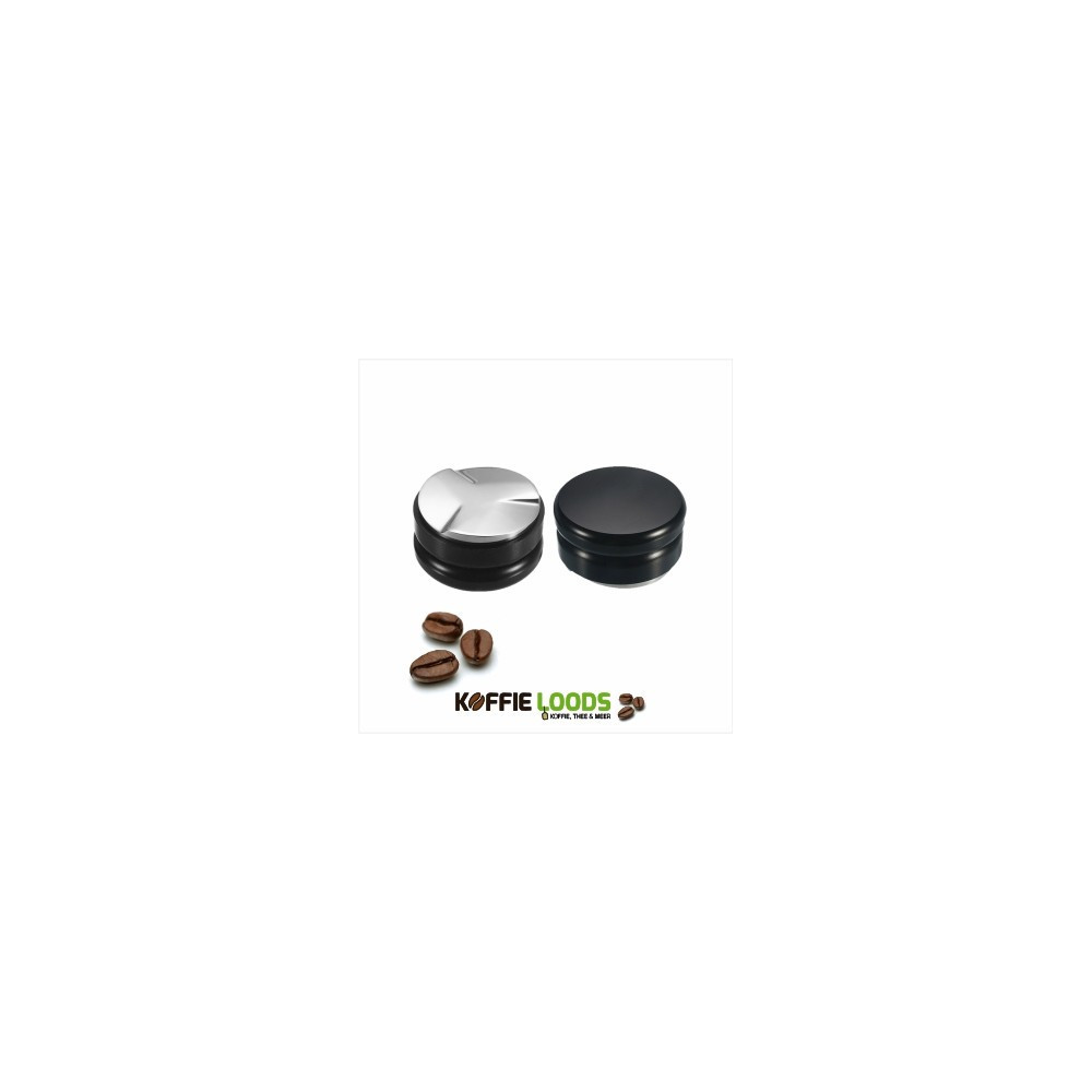 Koffietamper macaron 58mm zwart
