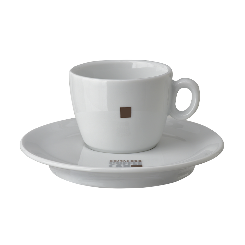 Coffeelab cappuccino kop en schotel