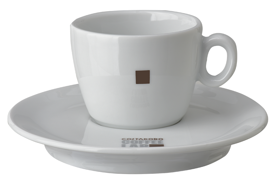 Coffeelab cappuccino kop en schotel