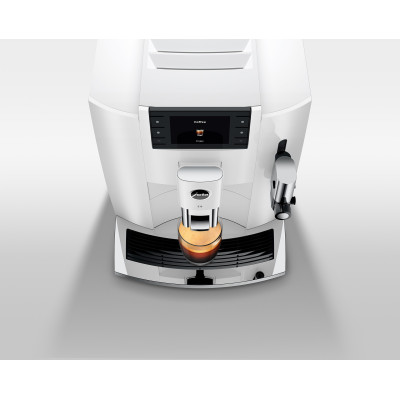 JURA E8 Piano White (EC) + €90 Gratis proefpakket
