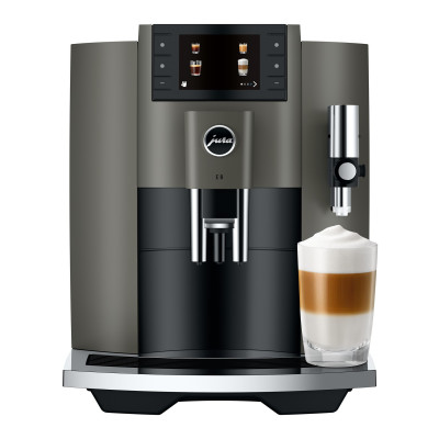 JURA E8 Dark Inox (EC) + €90 Gratis proefpakket