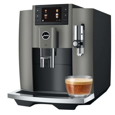 JURA E8 Dark Inox (EC) + €90 Gratis proefpakket
