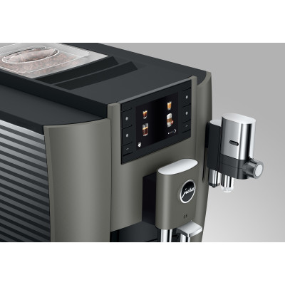 JURA E8 Dark Inox (EC) + €90 Gratis proefpakket