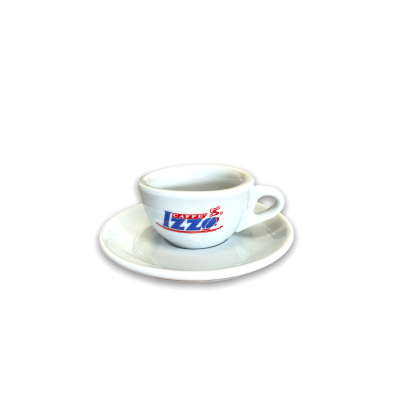 2 stuks Izzo kop en schotel cappuccino