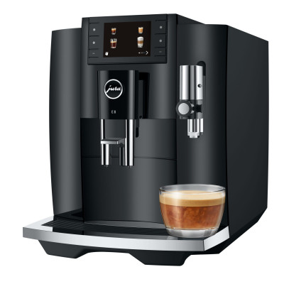 JURA E8 Piano Black + €90Gratis Proefpakket