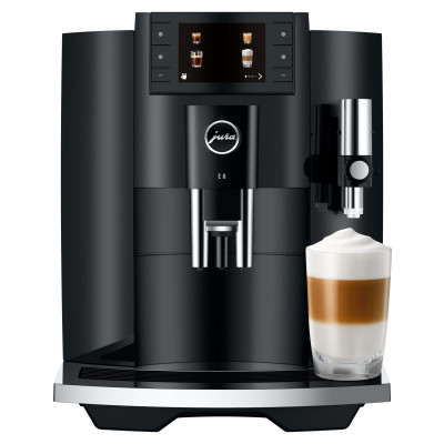 JURA E8 Piano Black + €90Gratis Proefpakket