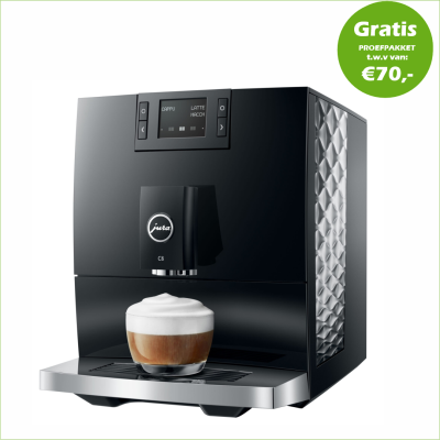 Jura C8 Piano Black + Gratis Proefpakket