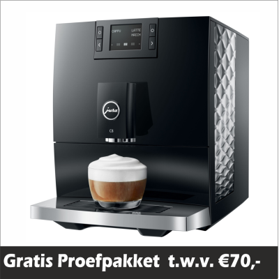 Jura C8 Piano Black + Gratis Proefpakket