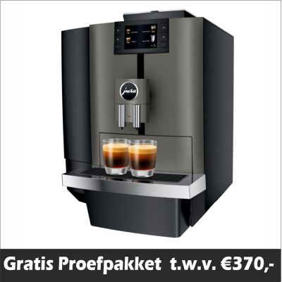 JURA X4 Dark Inox (EA) + Gratis Proefpakket