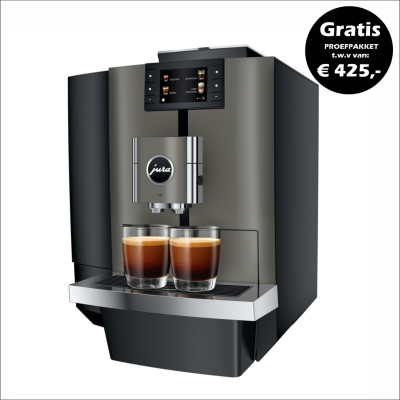 JURA X10 Dark Inox - Nu voor € 2990,- | Gratis Proefpakket