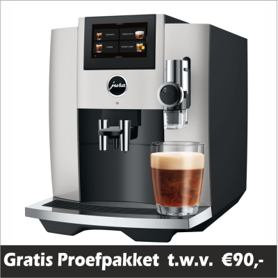 JURA S8 Platina (EB) + €90 Gratis Proefpakket