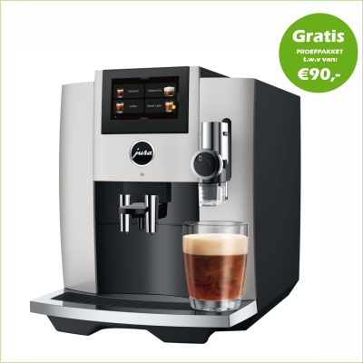 JURA S8 Platina (EB) + €90 Gratis Proefpakket