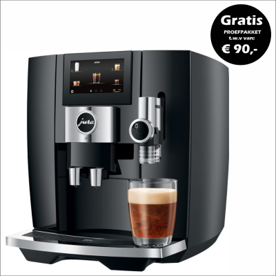 JURA J8 Piano Black (EA) + € 90 Gratis Proefpakket