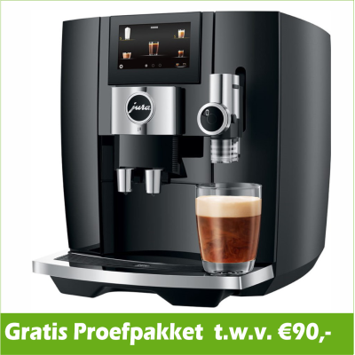 JURA J8 Piano Black (EA) + € 90 Gratis Proefpakket