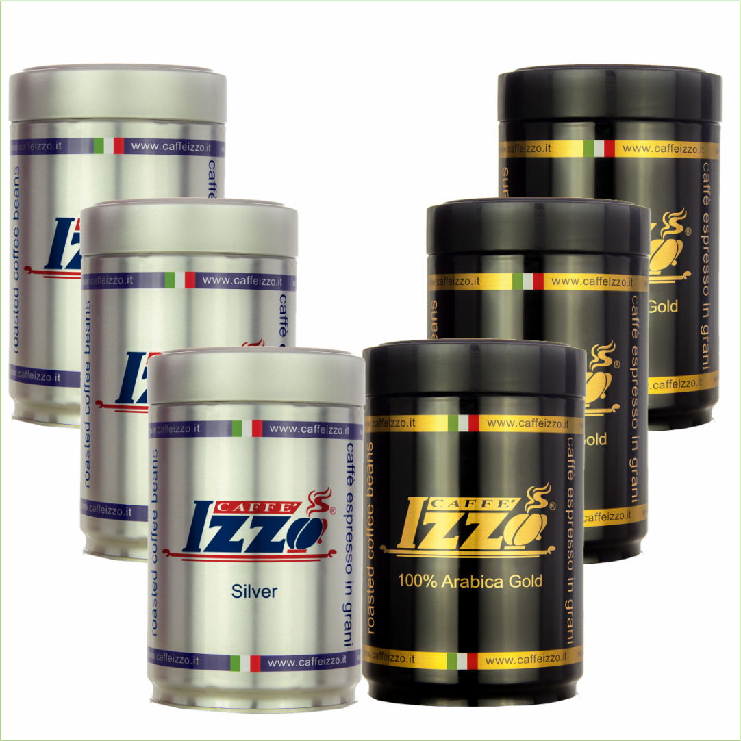 Proefpakket Izzo Koffiebonen 6x250 gram