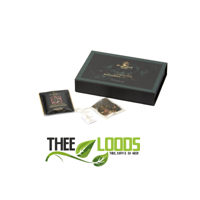 Theedoos eco-leer zwart