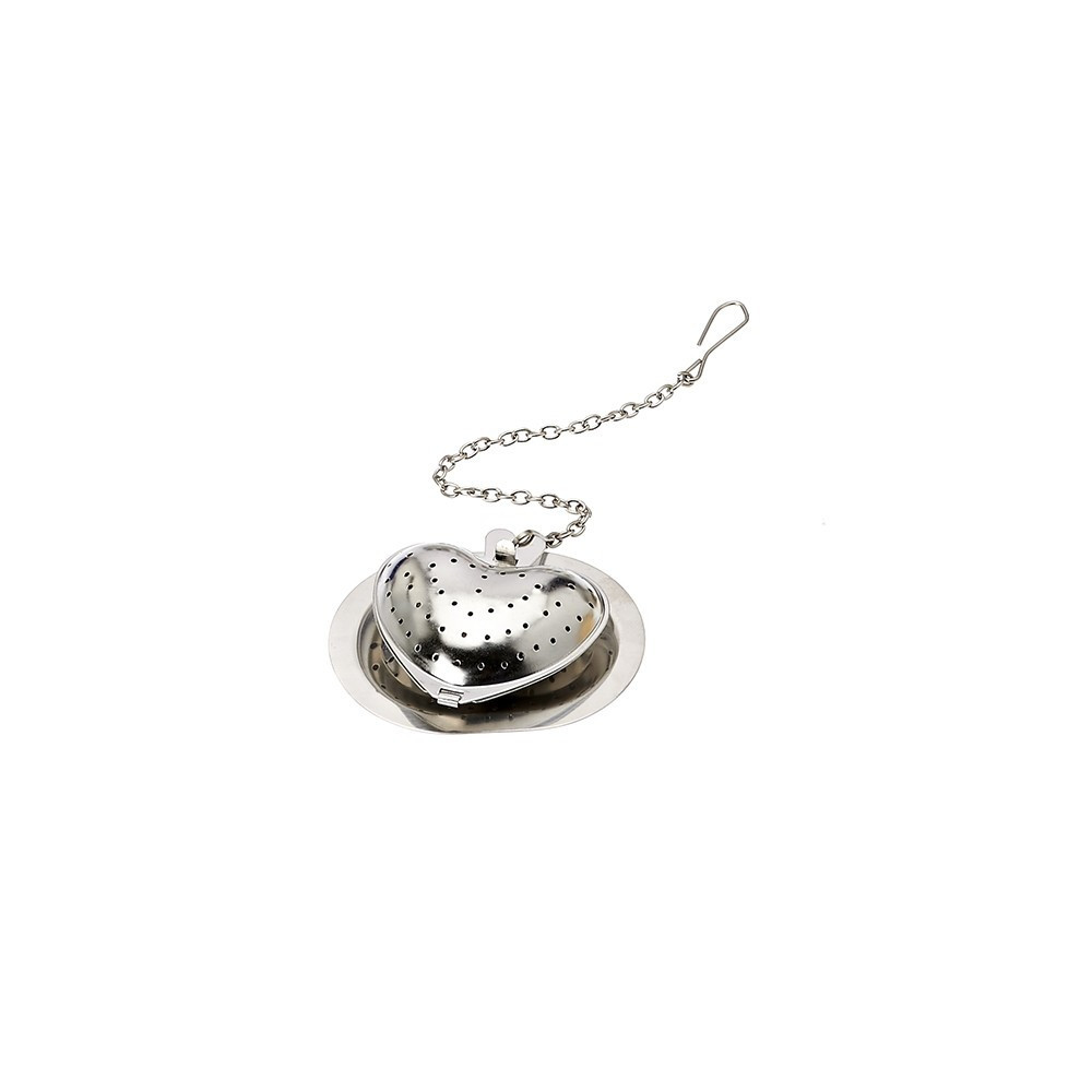 Theezeefje hart zilver
