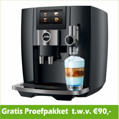 JURA J10 Piano Black (EA) + Gratis Proefpakket