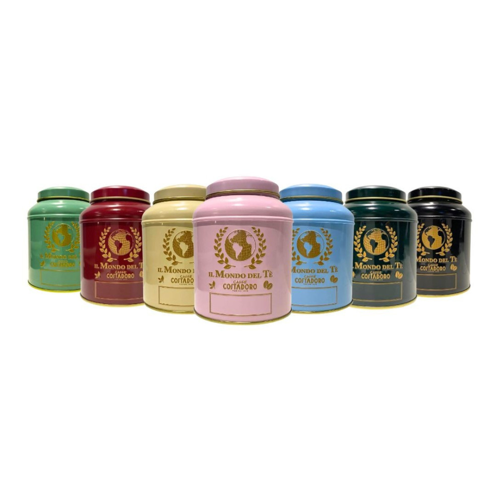 Compleet theeblikkenpakket - 7 stuks