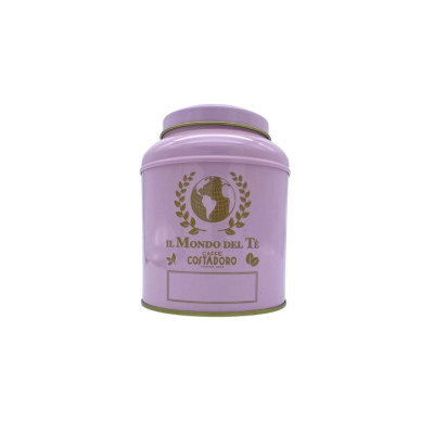 Theeblik il Mondo del Te 125 grams pastelkleur lichtroze