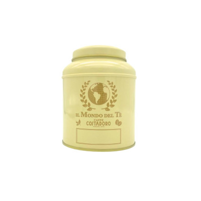 Theeblik il Mondo del Te 125 grams pastelkleur geel