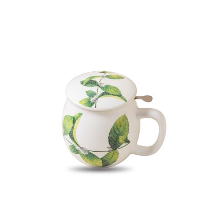 Il Mondo del Te - Theemok wit met bloemenprint