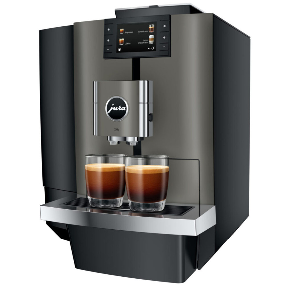 JURA X10C Dark Inox + Gratis Proefpakket + Gratis Geïnstalleerd.