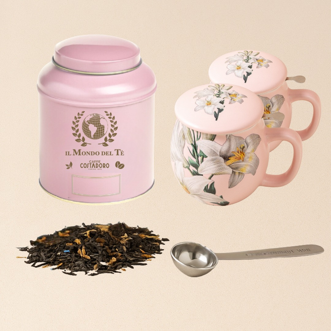 Luxe thee set roze