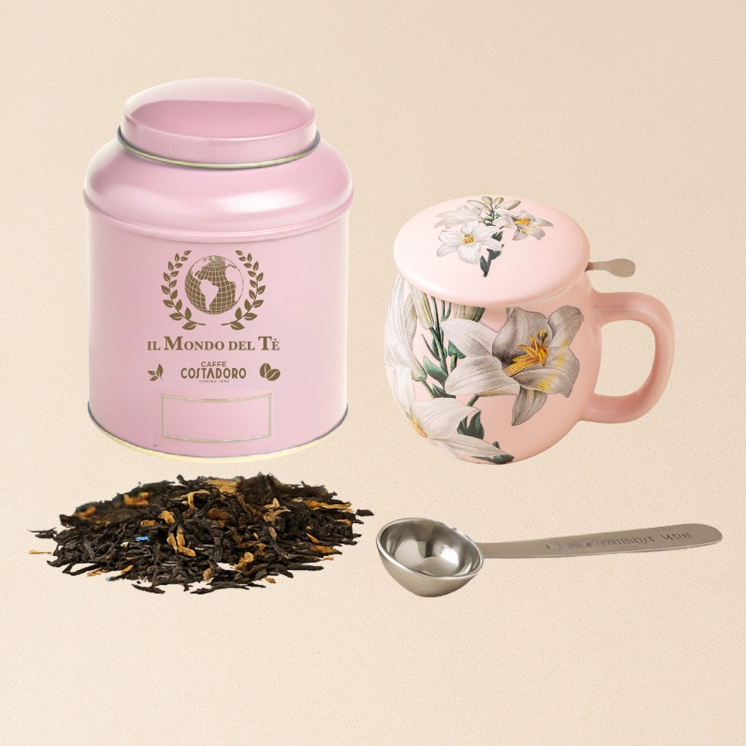 Luxe thee set roze compleet