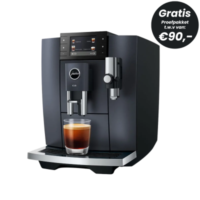 JURA E8 Cosmic Black + Gratis Proefpakket