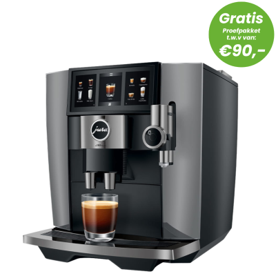 JURA J10 twin Diamond Onyx (EA) + Gratis Proefpakket
