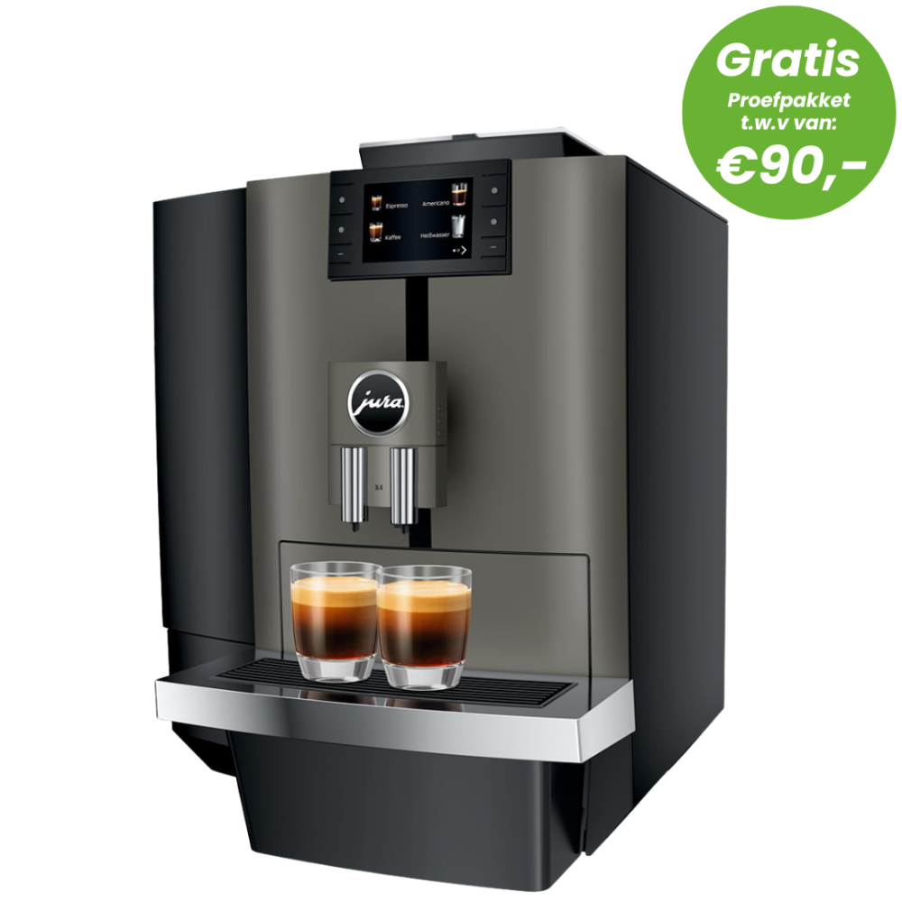 JURA X4 Dark Inox (EA) + Gratis Proefpakket