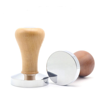 Koffietamper hout Costadoro