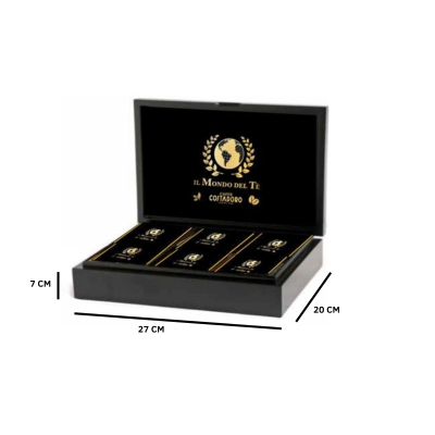 Luxe Theedoos + 120 theezakjes- Il Mondo del Te