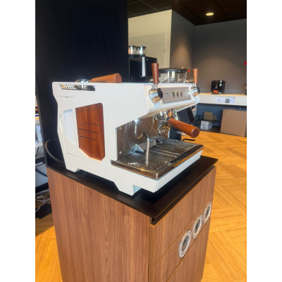 Conti ACE Multi Boiler 1-Groeps Espressomachine – White & Wood