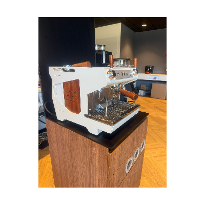 Conti ACE Multi Boiler 1-Groeps Espressomachine – White & Wood