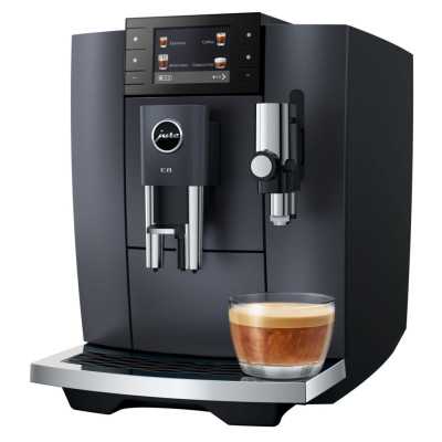 JURA E8 Cosmic Black (ED) Nu voor EUR 1119,- + Gratis Proefpakket EUR 90,-