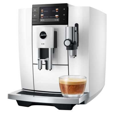 JURA E8 Piano White (ED) - Nu € 1.149,- + Proefpakket