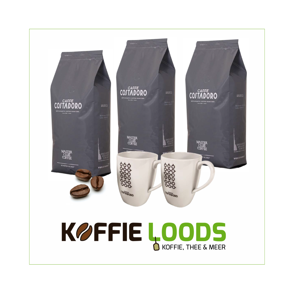 Actiepakket 100% Arabica + gratis servies