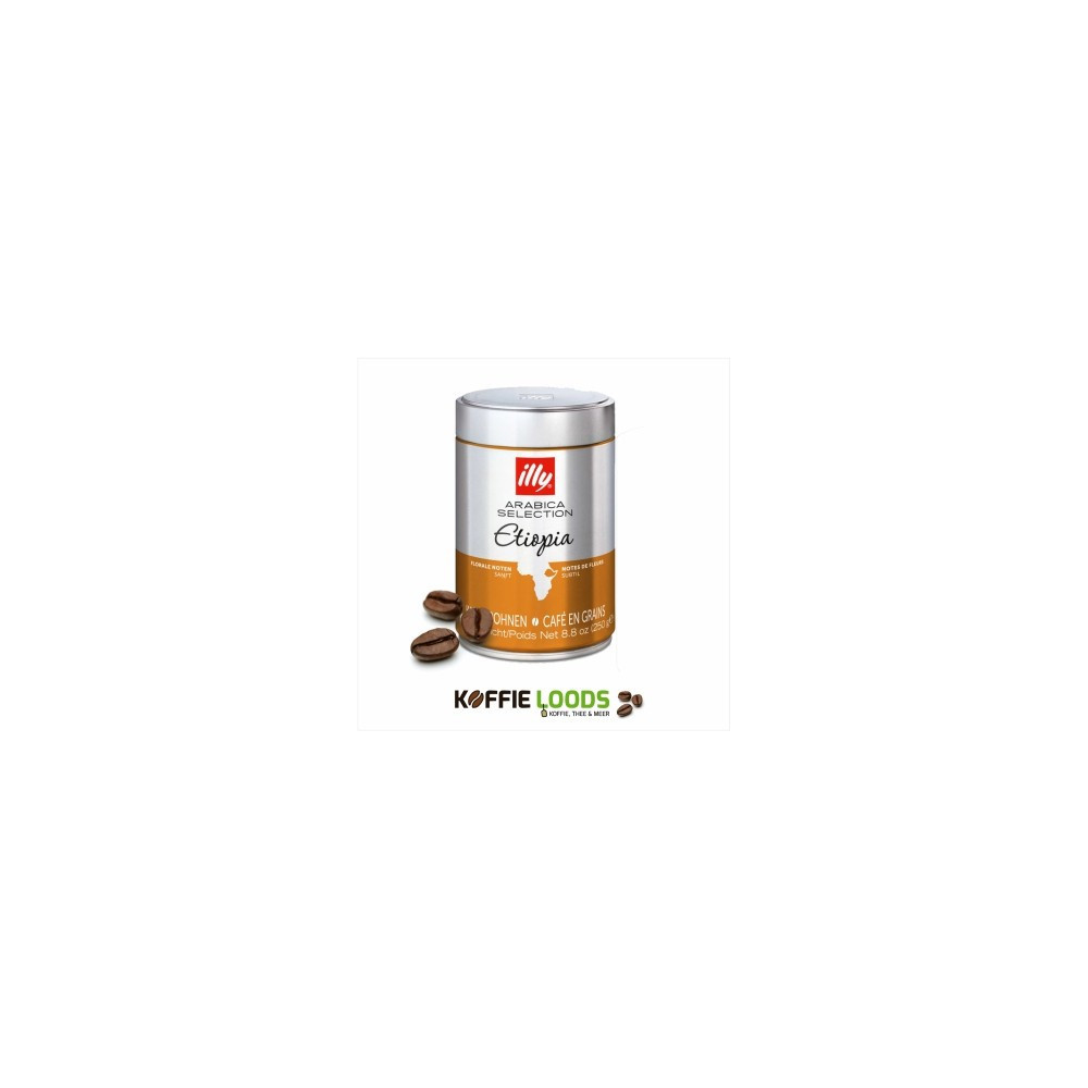 Illy ethiopie 250 gram koffiebonen 12 stuks